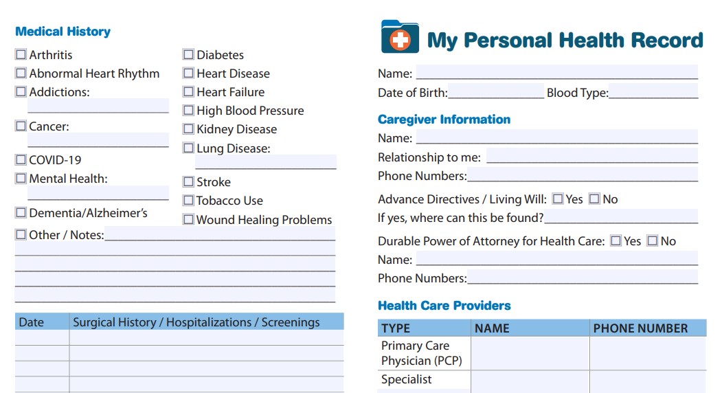 My Personal Health Record_english