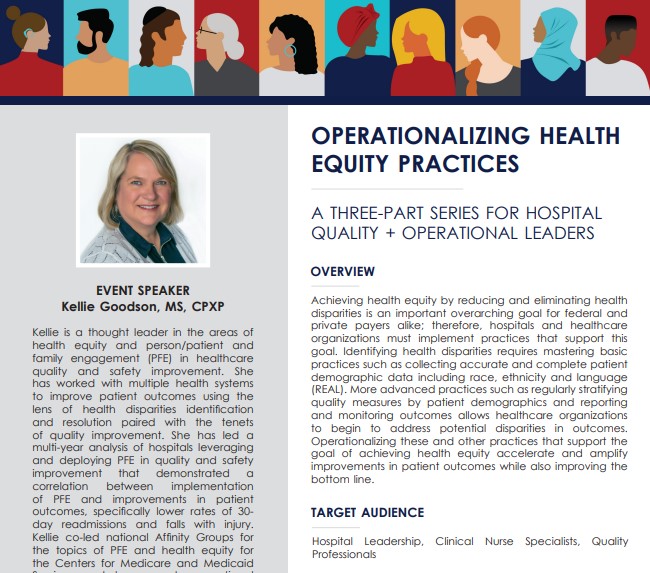 Operationalizing Health Equity Practices Brochure
