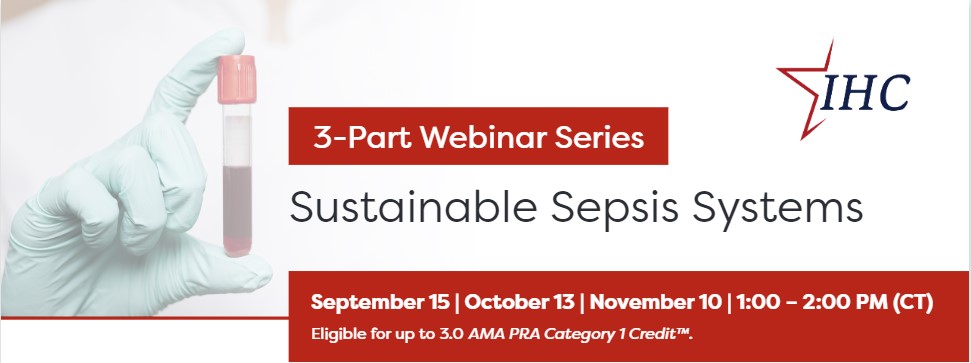 Sustainable Sepsis Systems 3-Part Series flyer
