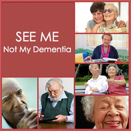 Image collage of dementia patients 