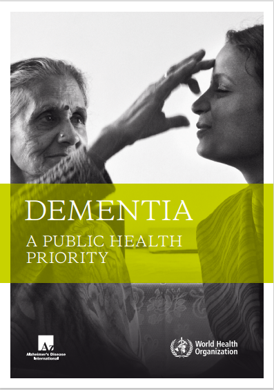 Dementia World Health Organization report cover