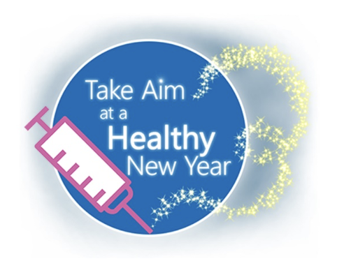Take Aim at a Healthy New Year logo