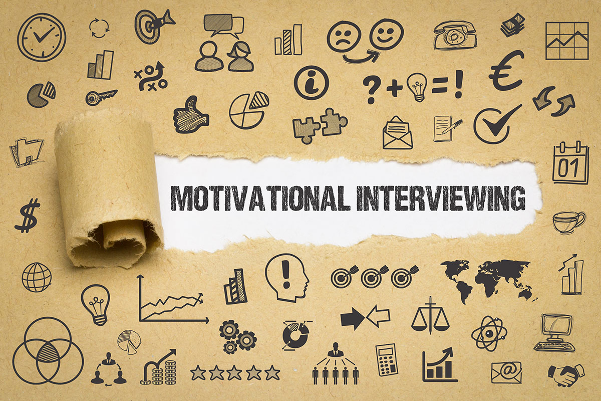 Motivational Interview Graphic with Icons