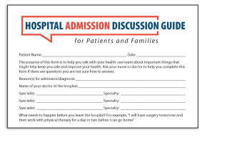 Screenshot of Admission Guide