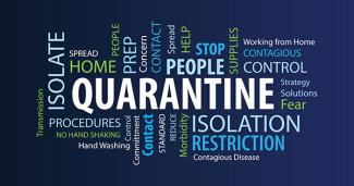 Quarantine word cloud