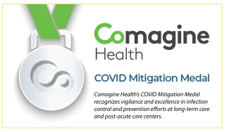 Comagine Health Mitigation Medal Screenshot