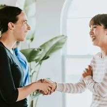 People meeting in a support group