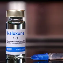 Naloxone and needle