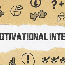 Motivational Interview Graphic with Icons