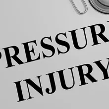 File folder with Pressure Injury text