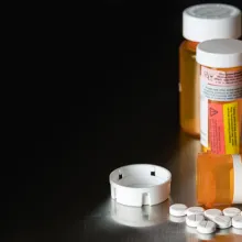 various bottles of pain medications 
