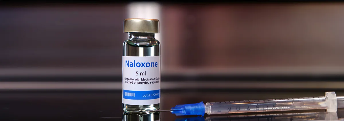Naloxone and needle